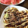 食ってみな、飛ぶぞ's cooksnap of when they made パパッと簡単❤餅たまきゃべつ♪お好み焼風.