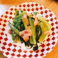 ☆★ぴー★☆'s cooksnap of when they made 小松菜の梅マヨ和え.