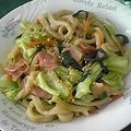 しおとも's cooksnap of when they made ～オイ☆ジャンno焼きうどん～.