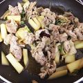 まゆげ太郎's cooksnap of when they made 豆苗とジャガイモの豚バラ炒め.
