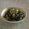 くりふ's cooksnap of when they made ホウレン草とミョウガのマヨポン黒胡麻和え.