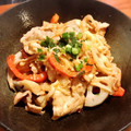 イシポン's cooksnap of when they made 皮付レンコンと豚えのきの中華炒め.