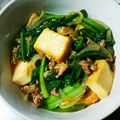 柚希☆G9's cooksnap of when they made フライパンで☆厚揚げと小松菜の麻婆煮.