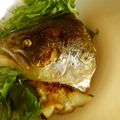 yutan1122's cooksnap of when they made ジューシー！フライパンで鮭カマの蒸し焼き.