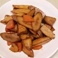＊おちゃこ＊'s cooksnap of when they made 自然栽培 魁白肌ゴボウの煮しめ.