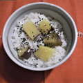 クッカーまさおちゃん's cooksnap of when they made 京都の。さつまいものほっこり炊き込みご飯.