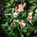ともんちママ's cooksnap of when they made のらぼう菜とベーコンの炒め物 玉子入り.