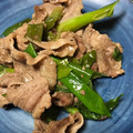 mipoママ's cooksnap of when they made ささっと簡単　牛肉と青ねぎの甘辛炒め.