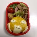 桂畑丸's cooksnap of when they made 簡単♪ポケモン『コダック』弁当♡キャラ弁.