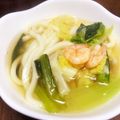 あさひ0830's cooksnap of when they made 簡単絶品・たっぷり野菜の海老煮込みうどん.