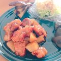 mimimi94's cooksnap of when they made 黄金比！鶏ももとジャガイモの照り焼き丼！.