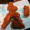 yumi83's cooksnap of when they made 柿の種クリスピーチキン.