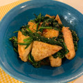 Miporin☆15's cooksnap of when they made ほうれん草と厚揚げのピリ辛胡麻和え♪♪.