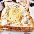Ｎａｎａｅｌ's cooksnap of when they made ＊簡単＊ハムチーズ卵トースト.