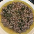 Yokchina's cooksnap of when they made イタリア人の牛ひき肉レモン蒸し.