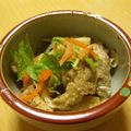 もんしゅしゅ's cooksnap of when they made スズキ刺身とエリンギのゴマ和え.
