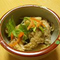 もんしゅしゅ's cooksnap of when they made スズキ刺身とエリンギのゴマ和え.