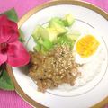 朝まと's cooksnap of when they made 私の大好きなアボカド納豆ご飯.