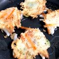 ハル0401's cooksnap of when they made ＊フライパンで！新玉とそら豆のかき揚げ＊.