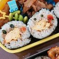 eiyoushi's cooksnap of when they made 簡単可愛い♪卵焼きのあひるデコおにぎらず.