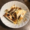 Sumomo会長's cooksnap of when they made アルミホイルと餃子の皮で簡単タコス◎.
