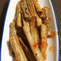 ゃゃッキりん梵's cooksnap of when they made スィートチリソースで簡単★甘辛ごぼう.