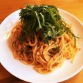 杏樹音母ちゃん's cooksnap of when they made 大葉みその隠し味・サバ缶パスタ.