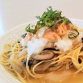 イエローバード's cooksnap of when they made 簡単♡鮭と温かい大根おろしパスタ(^^).