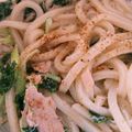 BÅBY's cooksnap of when they made ごま油香る♫海苔とツナのクリームうどん.