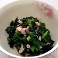 フジぽん's cooksnap of when they made 菜の花とツナのわかめあえ♪.