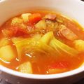 としちゃん。's cooksnap of when they made たっぷりミニトマトのミネストローネ.