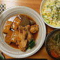 yuayuki's cooksnap of when they made 手羽元と厚揚げのこっくり照り煮。.