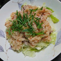 ぴーまんの休日's cooksnap of when they made 豚肉とキャベツのさっぱり梅おろし和え.