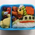ぺぺぺぺりかん's cooksnap of when they made 新幹線E5系はやぶさキャラ弁.