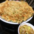 わかぞ～'s cooksnap of when they made 捨てないで♪セロリの葉っぱのチヂミ.