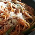 じゃりてん's cooksnap of when they made ☆おひとりさま☆鉄板ナポリタン☆.