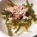 らいとわたし。's cooksnap of when they made 包丁要らず☆ズボラなツナマヨ丼♪.
