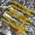 ❥nico❥'s cooksnap of when they made アスパラのちくわボートチーズ焼き♬.