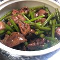 ちよこぼーる's cooksnap of when they made レバーとニンニクの芽の甘辛煮.