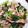 MICHIKO☆Ｋ's cooksnap of when they made 簡単！小松菜とカリっと豚バラポン酢炒め♪.