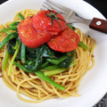 クックJSZ3IV☆'s cooksnap of when they made 焼きトマトとほうれん草とツナの和風パスタ.
