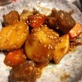 △▽食いしんぼう△▽'s cooksnap of when they made 里芋の挽き肉あんかけ煮物♪.