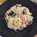 森おさん's cooksnap of when they made 【スモークサーモンとほうれん草のパスタ】.