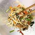 beroneete's cooksnap of when they made レンジで簡単！人参とニラの中華和え.