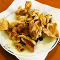 てぃみぃ's cooksnap of when they made 糖質制限◆1度に大量！鶏皮の一口カリカリ.
