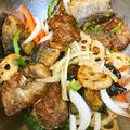 みきぶぅぶぅ's cooksnap of when they made 揚げない！カリカリ焼きさんまの甘酢あん.
