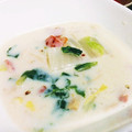 かすがべ's cooksnap of when they made 豆乳で白菜とえのきの中華クリーム煮.