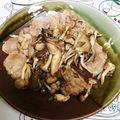 fukudoru's cooksnap of when they made ヘルシー！きのこと豚肉のしょうが焼き.