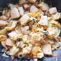 ばぁりー's cooksnap of when they made 紋甲いかとキャベツのオイマヨ炒め〜♬.