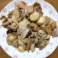 ねこみんぐ's cooksnap of when they made 里芋と豚肉にんにくバター炒め.